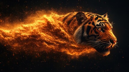 Fiery Tiger Prowl