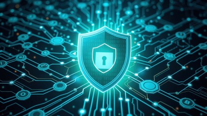 Cyber Security Shield: Digital Data Protection - Cybersecurity