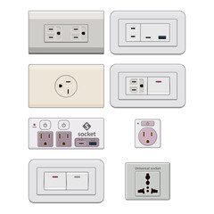 Power switch website illustration