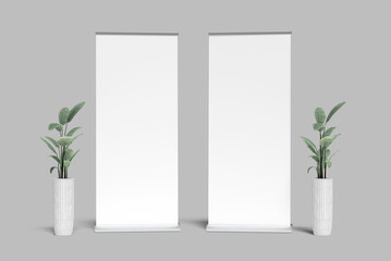 Rollup Banner Blank Mockup