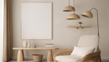 ISO A Frame Mockup: Minimalist Poster Display for Interiors