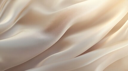 Obraz premium Elegant Silk Fabric Texture in Soft Beige and Cream Tones