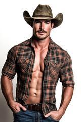 Portrait of a Handsome and Masculine Cowboy – Small-Town Romance Novel Hero