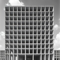 Modern Concrete Building Facade