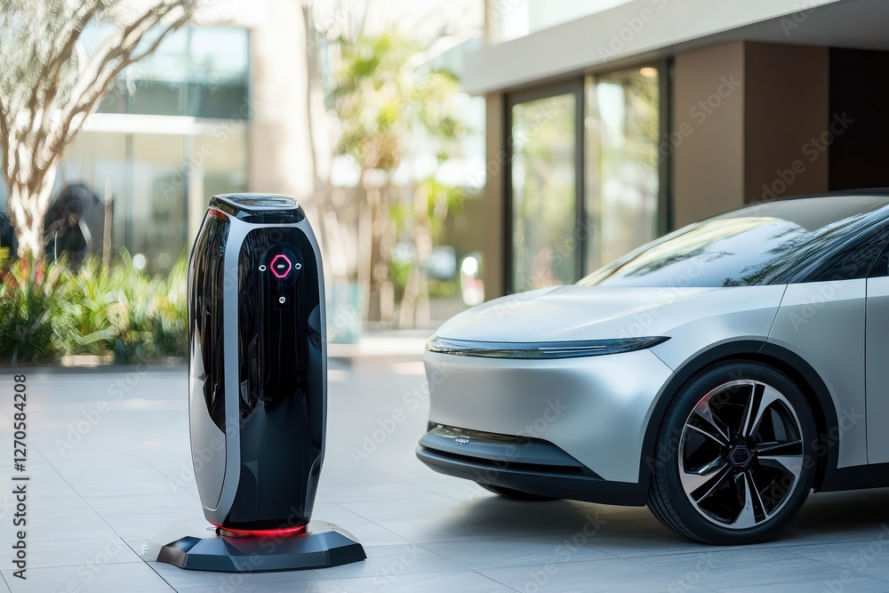 Poster high-tech vehicle monitoring integrates ai for dynamic theft prevention strategies.