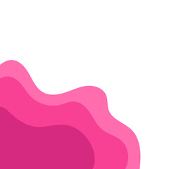 Abstract Wavy Corner