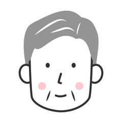おじいちゃん　顔
