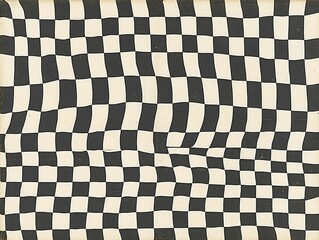 Distorted Checkered Flag Background
