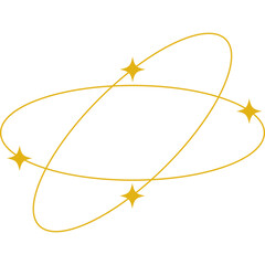 Aesthetic Frame With Sparkle