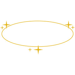 Aesthetic Frame With Sparkle