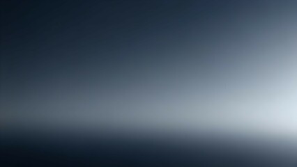 Obraz premium Minimalist blurred gradient in deep navy and cool gray, creating a sleek and professional abstract background.