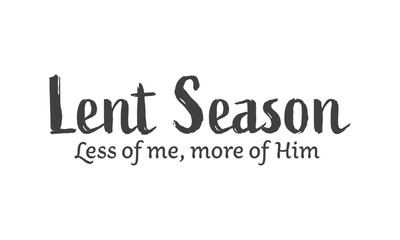 Fast, Pray, Give – Simple Lent Season Calligraphy. Christian Lent Typography Design for print or use as poster, card, flyer, tattoo or T Shirt Design
