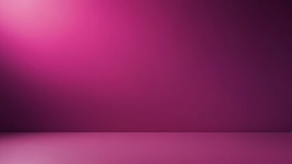 Minimalist pink room with corner lighting and smooth gradient walls