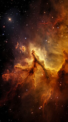 northern lights in space