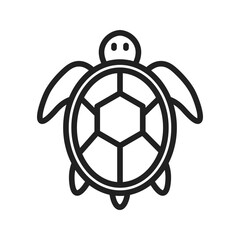 Fototapeta premium Sea Turtle icon vector image. Suitable for mobile apps, web apps and print media.