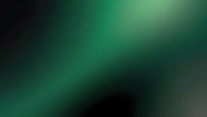 Minimalist blurred gradient in rich emerald green and charcoal black, creating a bold yet elegant abstract background