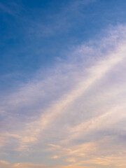 2月の夕暮れの空と雲23
