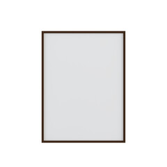 blank photo frame on white
