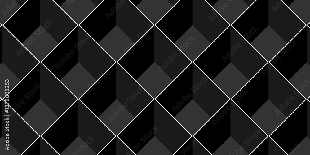 Fototapete minimal cubes geometric tile and mosaic wall grid retro digital hexagon technology wallpaper backgro