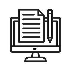 Content Creator icon vector image. Suitable for mobile apps, web apps and print media.