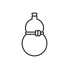 Gourds icon isolated on a white background. Vector illustration.