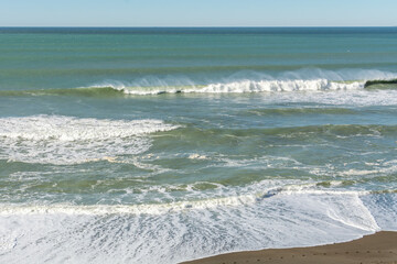 Coast of the Pacific Ocean, California in the USA.
