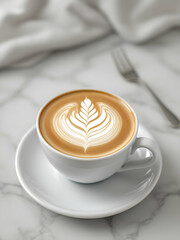 Cup of coffee on the table