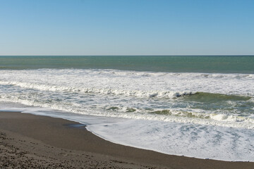 Coast of the Pacific Ocean, California in the USA.