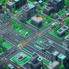 Smart city CPU urban infrastructure networks for futuristic urban planning