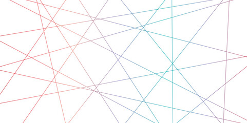 Fototapeta premium Abstract lines in black tone of many squares and rectangle shapes on white background.Random lines background Metal grid isolated on the white background.