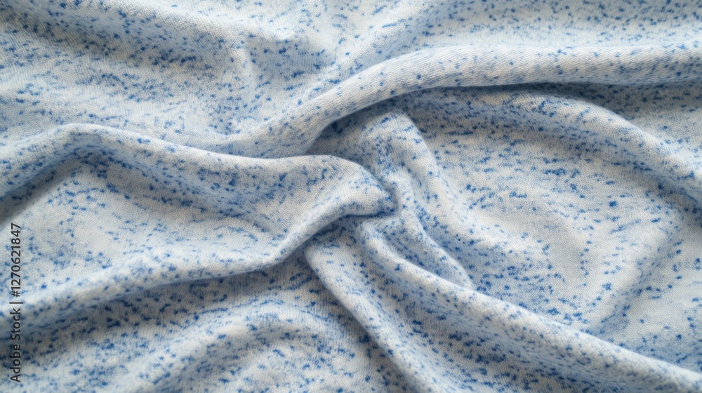 Poster soft blue fabric with light texture for background and design projects