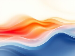 Ai Generated, Vibrant Fluid Waves: Abstract Gradient Background