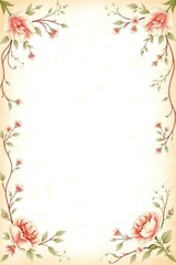 Fototapeta premium abstract floral background with flowers