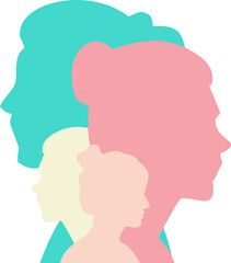 International Womens day Silhouette