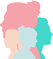 International Womens day Silhouette