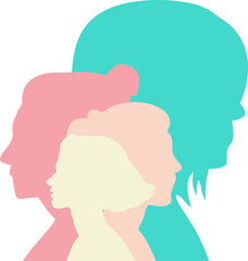International Womens day Silhouette