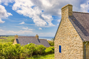 Old stone cottage on the coast with a sea view © Lars Johansson