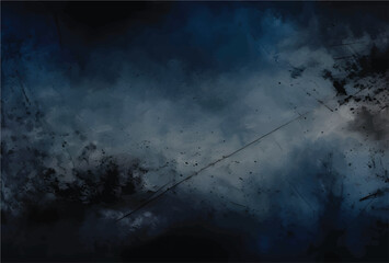 Mystical Midnight Chaos - Abstract Deep Blue Texture