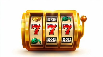 Casino Slot Machine Paying Out Jackpot Prize
