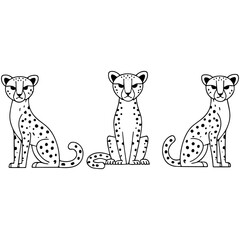 Cheetah  Illustration clipart
