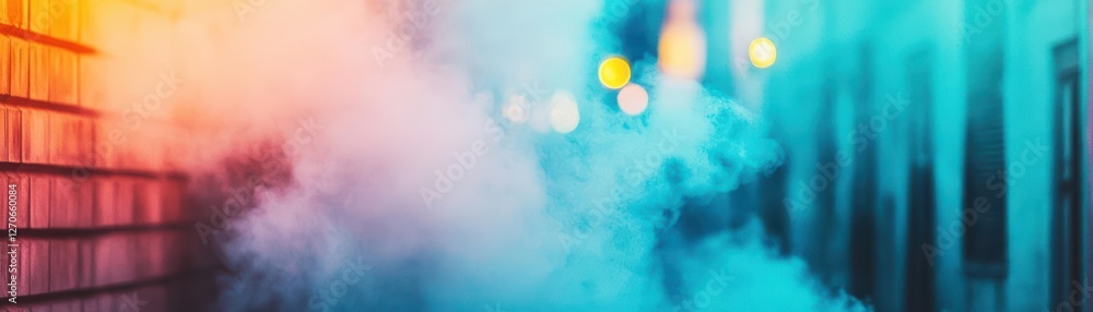 Poster vibrant colorful wallpaper featuring a spectrum of rainbow hues blending harmoniously to create a jo