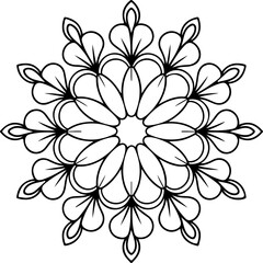 vector illustration of a flower