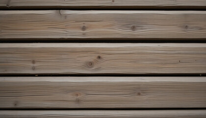 Fototapeta premium Wood planks provide a rustic, worn background effect.