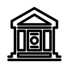 house bank icon vector