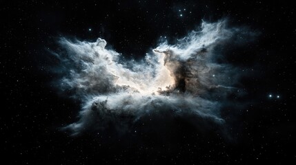 Obraz premium Cosmic nebula in deep space. Possible use Astronomy education, scientific visualization