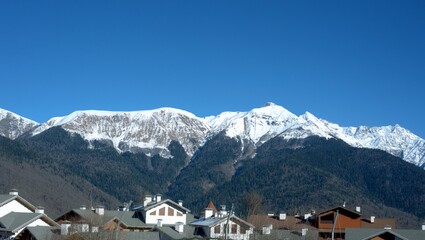 Rosa Khutor is a ski resort located near the village of Krasnaya Polyana in the Sochi District, Russia © Irina