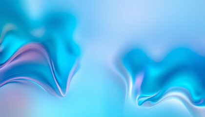 Elegant Abstract Swirls Creating a Mesmerizing Background in Cool Hues
