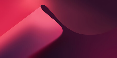 Soft Pink Gradient Background With Gentle Curves and Depth