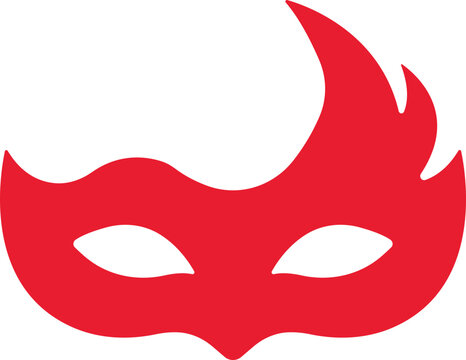 recommend clip art: Different Mask silhouette isolated on transparent background Masquerade vector for apps or web party superhero carnival villain or burglar icon in flat. costume eye mask hidden person face