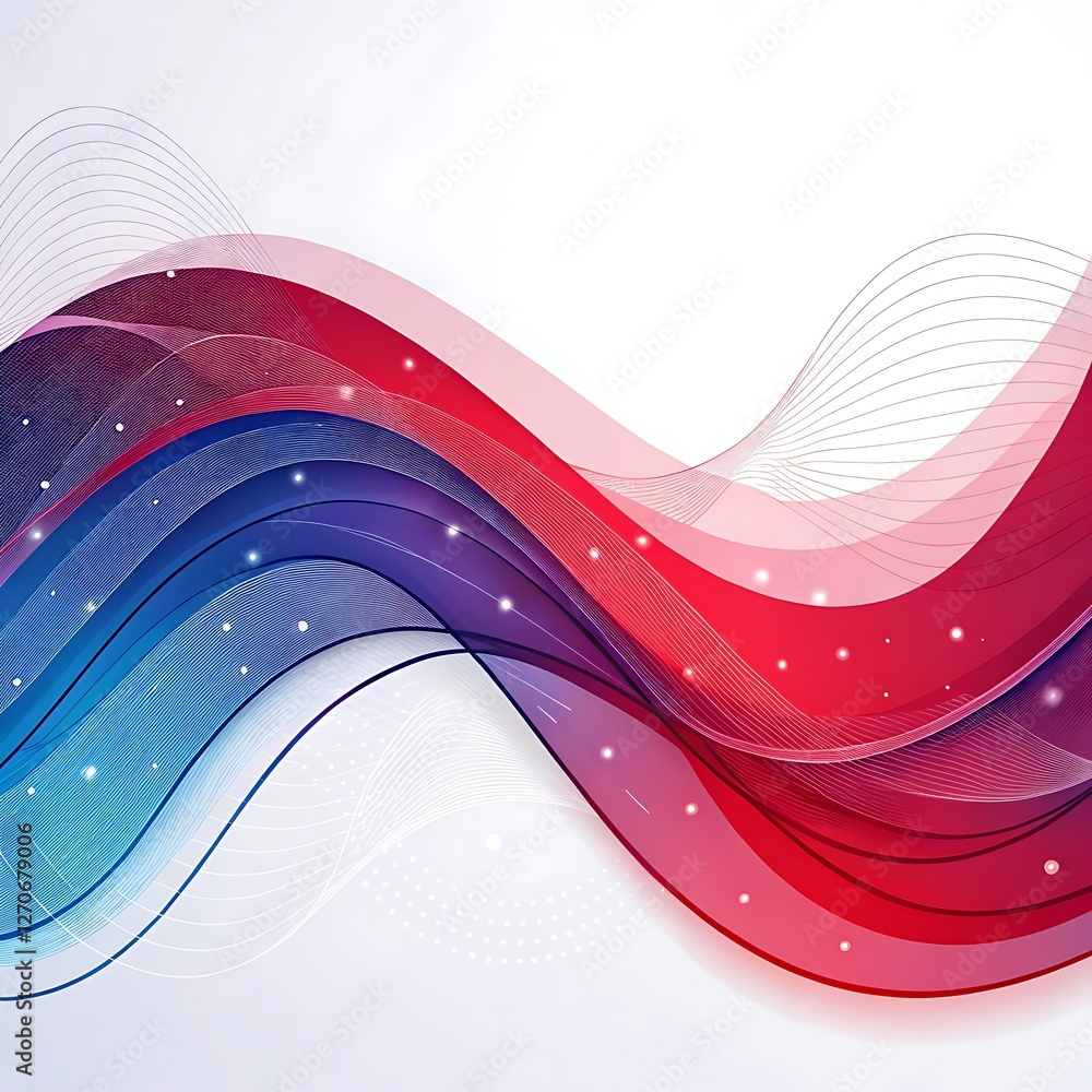 Poster featuring a fluid gradient design with smooth, flowing abstract color waves background , wallpaper .